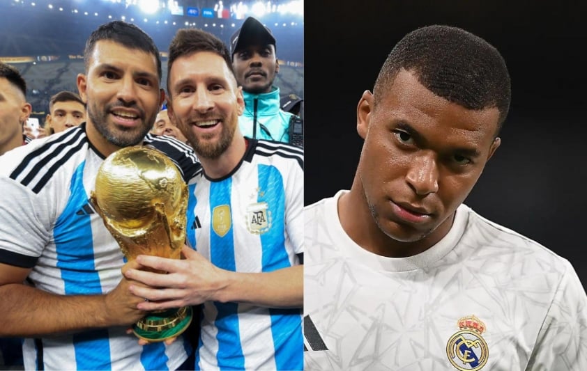 Sergio Aguero thẳng thắn hạ thấp Mbappe 528965